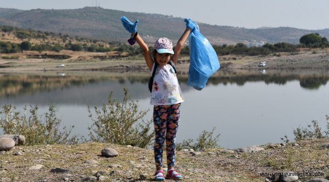 YUNUSEMRE BAĞYOLU GÖLETİNİ TEMİZLEDİ