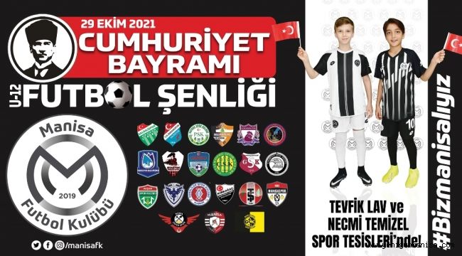 Cumhuriyet Bayramı U12 Futbol Şenliği ile kutlanacak