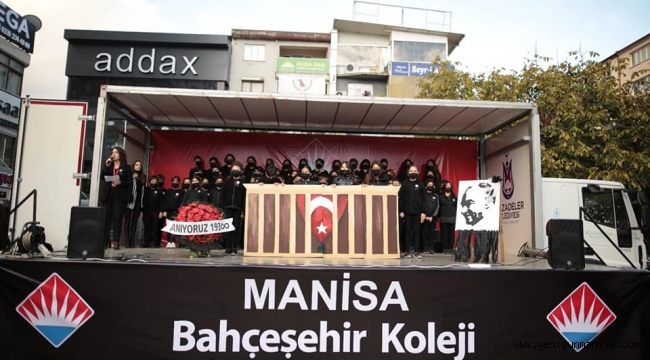 MANİSA BAHÇEŞEHİR KOLEJİNDEN UNUTULMAZ ANMA TÖRENİ