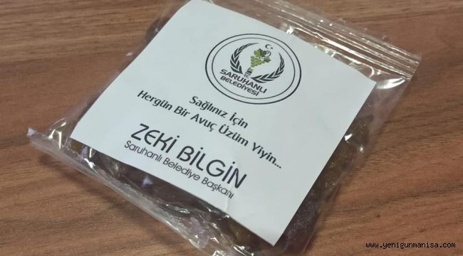Saruhanlı Belediyesi Öğrencilere Kuru Üzüm Dağıtacak