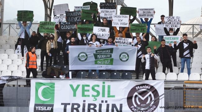 Yeşil Tribün’ futbola renk kattı