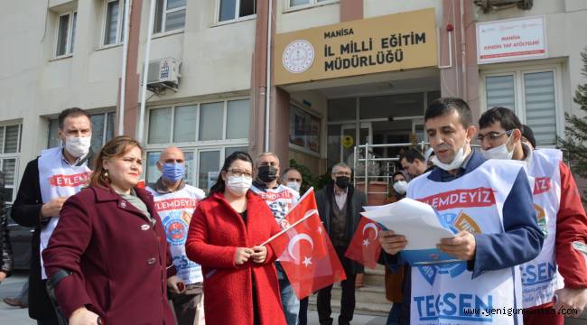 (TEÇ-SEN) Manisa Şubesinden Açıklama