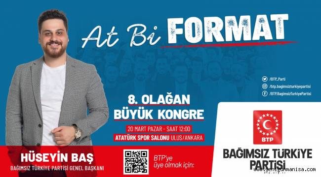 Bağımsız Türkiye Partisi (BTP) büyük kongreye hazırlanıyor