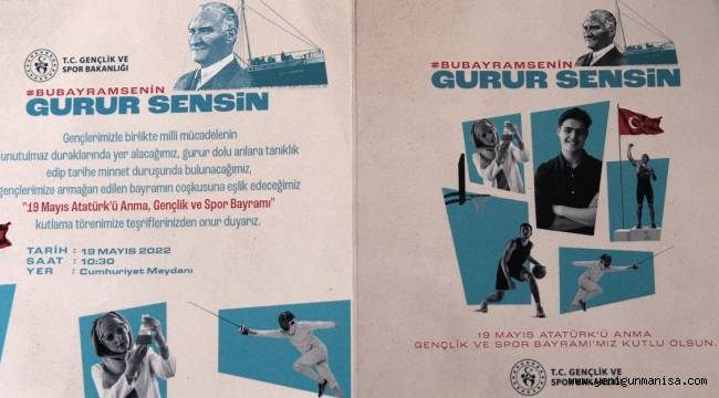 Manisa 19 Mayıs Atatürk’ü Anma, Gençlik ve Spor Bayramı Programı