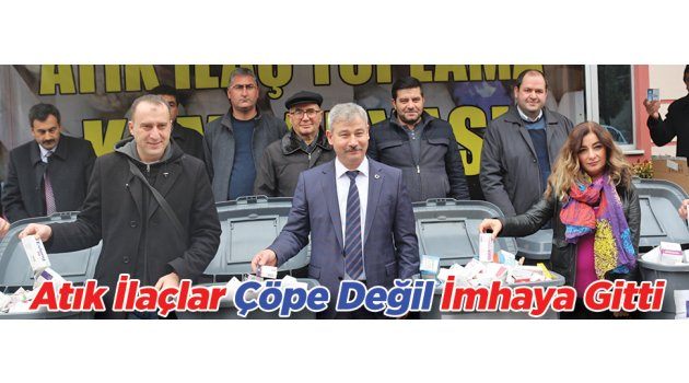 Atık İlaçlar Çöpe Değil İmhaya Gitti