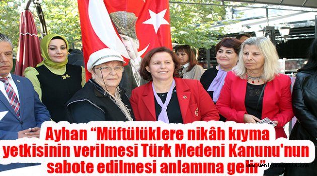  Ayhan “Müftülüklere nikâh kıyma yetkisinin verilmesi Türk Medeni Kanunu