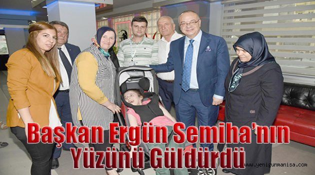 Başkan Ergün Semiha’nın Yüzünü Güldürdü