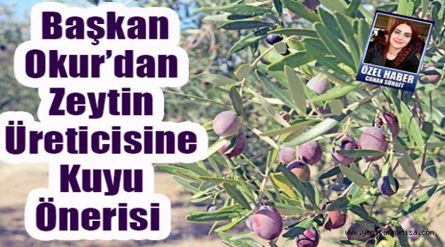 Başkan Okur’dan Zeytin üreticisine kuyu önerisi