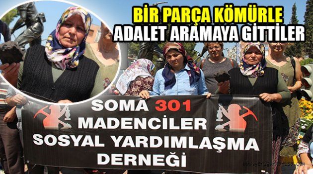 BİR PARÇA KÖMÜRLE HSK ÖNÜNE ADALET ARAMAYA GİTTİLER