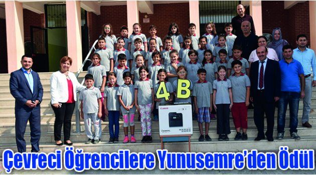 Çevreci Öğrencilere Yunusemre’den Ödül
