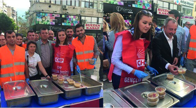 Chp’li Gençlerden Manisalılara Aşure Hayrı