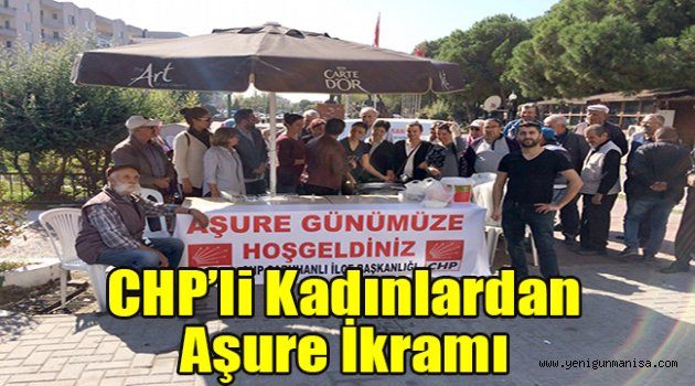 CHP’li kadınlardan aşure ikramı