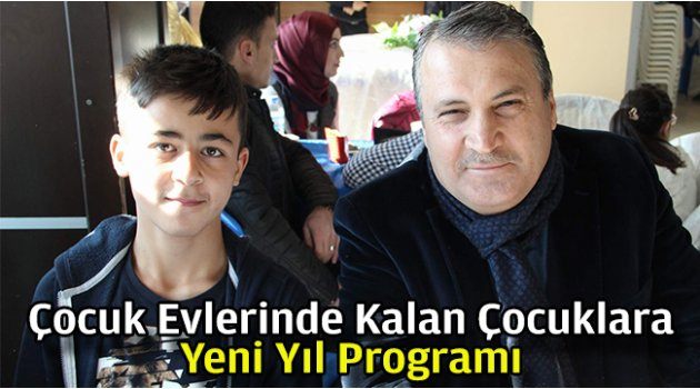 Çocuk Evlerinde Kalan Çocuklara Yeni Yıl Programı