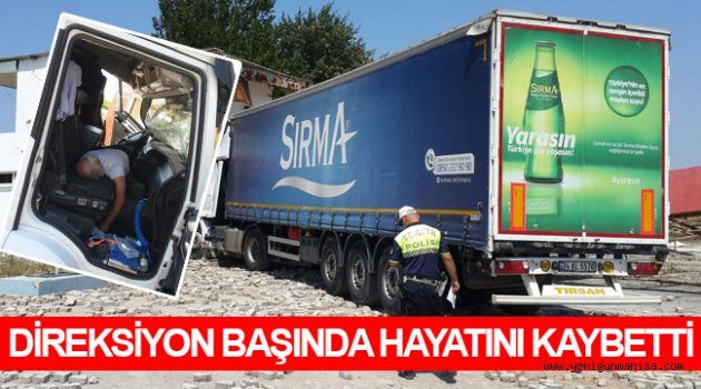 Direksiyon başında kalp krizi geçirdi Kaza yaptı: 1 ölü