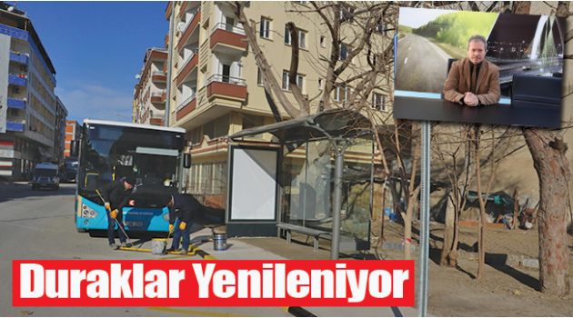 Duraklar Yenileniyor