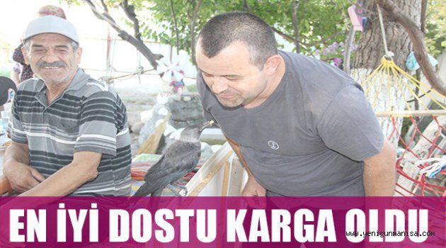 EN İYİ DOSTU KARGA OLDU