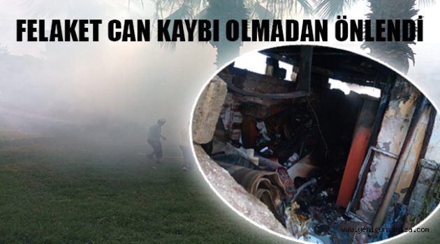 FELAKET CAN KAYBI OLMADAN ÖNLENDİ