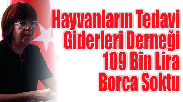 Hayvanların Tedavi Giderleri Derneği 109 Bin Lira Borca Soktu