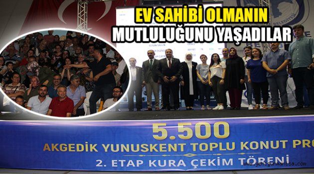 İLK KEZ EV SAHİBİ OLMANIN MUTLULUĞUNU YAŞADILAR