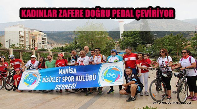 KADINLAR ZAFERE DOĞRU PEDAL ÇEVİRİYOR