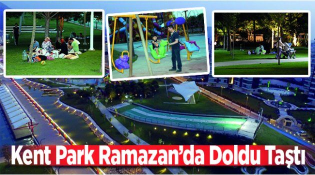 Kent Park Ramazan’da Doldu Taştı