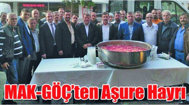 MAK-GÖÇ’ten Aşure Hayrı