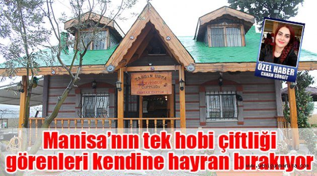 Manisa’nın tek hobi çiftliği görenleri kendine hayran bırakıyor