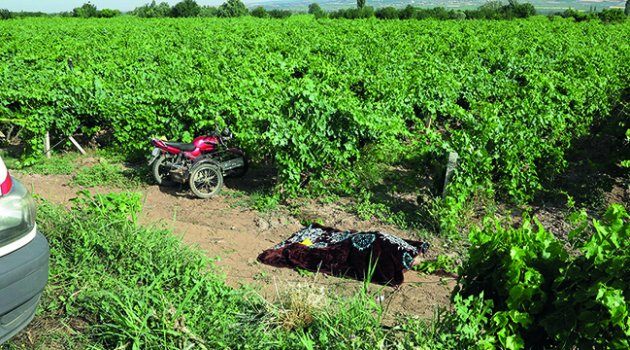 Motosikletle Üzüm Bağlarına Uçtu: 1 Ölü