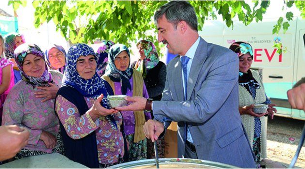 Musalar Yeniköy’den Başkan Şirin’e Parke Taşı Teşekkürü