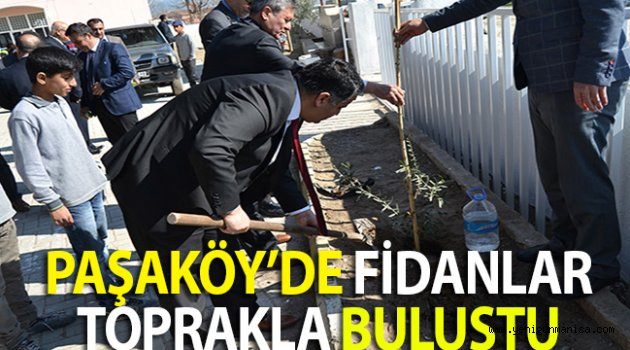 PAŞAKÖY’DE FİDANLAR TOPRAKLA BULUŞTU