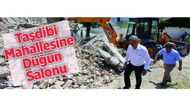 Saruhanlı Belediyesi’nden Taşdibi Mahallesine Düğün Salonu