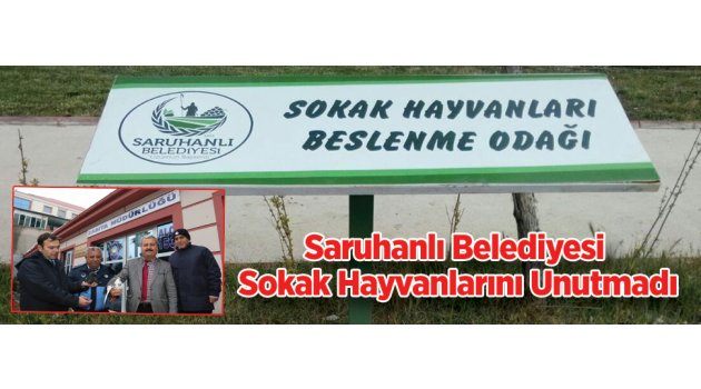 Saruhanlı Belediyesi Sokak Hayvanlarını Unutmadı