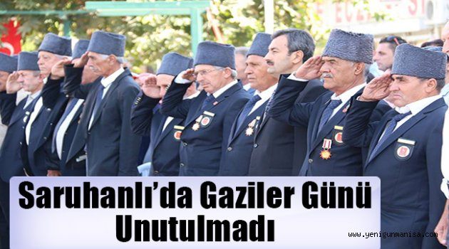 Saruhanlı’da Gaziler Günü unutulmadı