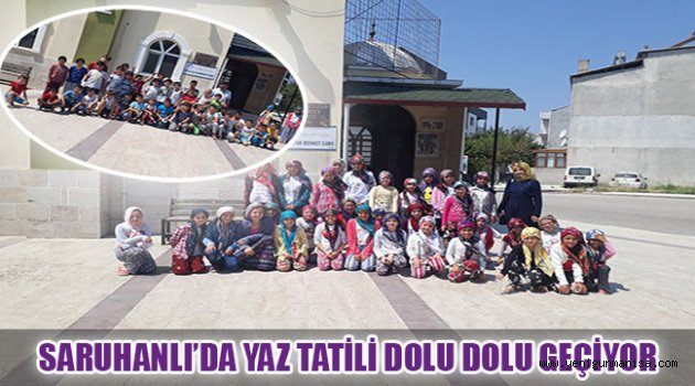 SARUHANLI’DA YAZ TATİLİ DOLU DOLU GEÇİYOR