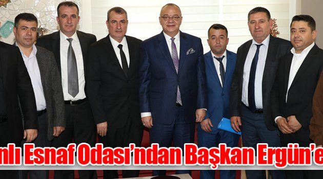 Saruhanlı Esnaf Odası’ndan Başkan Ergün’e Ziyaret