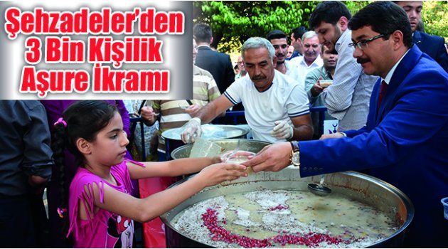 Şehzadeler’den 3 Bin Kişilik Aşure İkramı