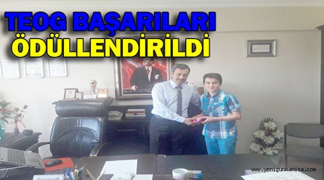 TEOG BAŞARILARI ÖDÜLLENDİRİLDİ