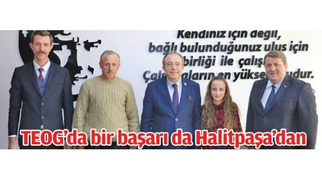 TEOG’da bir başarı da Halitpaşa’dan