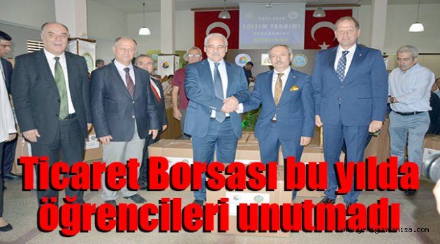 Ticaret Borsası bu yılda öğrencileri unutmadı