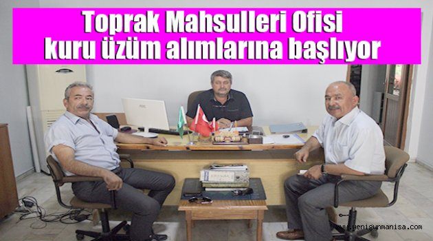 Toprak Mahsulleri Ofisi kuru üzüm alımlarına başlıyor