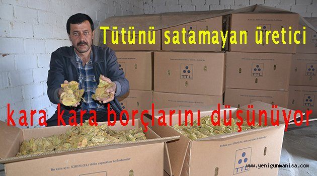 Tütünü satamayan üretici kara kara borçlarını düşünüyor