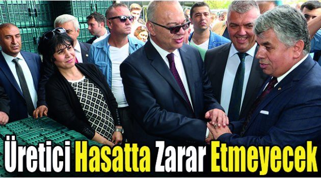 Üretici Hasatta Zarar Etmeyecek