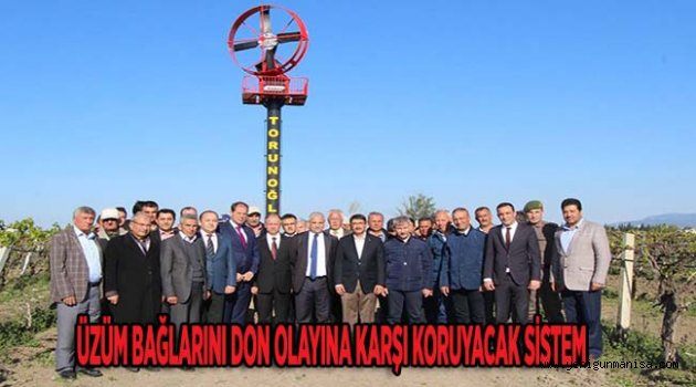 ÜZÜM BAĞLARINI DON OLAYINA KARŞI KORUYACAK SİSTEM