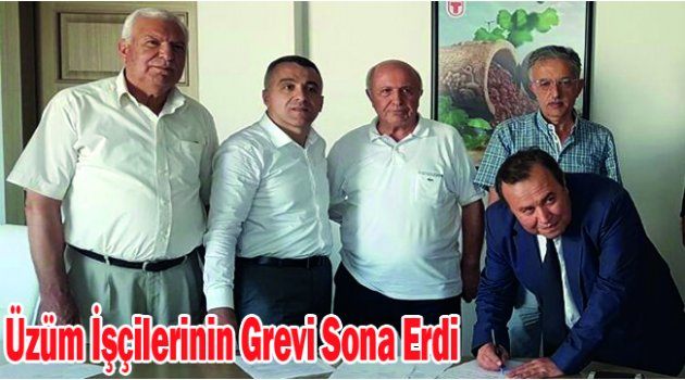 Üzüm İşçilerinin Grevi Sona Erdi