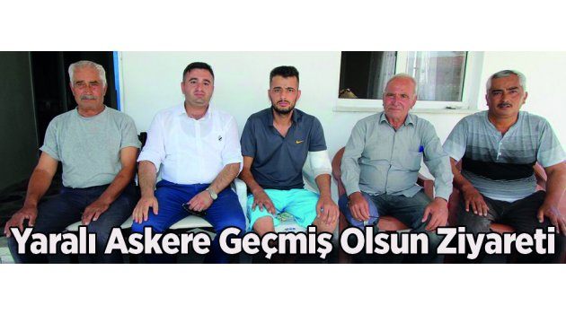 Yaralı Askere Geçmiş Olsun Ziyareti