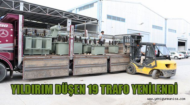 YILDIRIM DÜŞEN 19 TRAFO YENİLENDİ