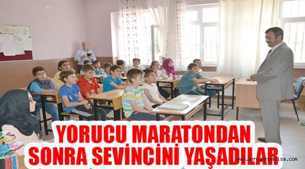 YORUCU MARATONDAN SONRA SEVİNCİNİ YAŞADILAR