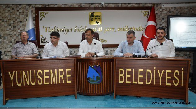 YUNUSEMRE MECLİSİ OLAĞANÜSTÜ TOPLANDI