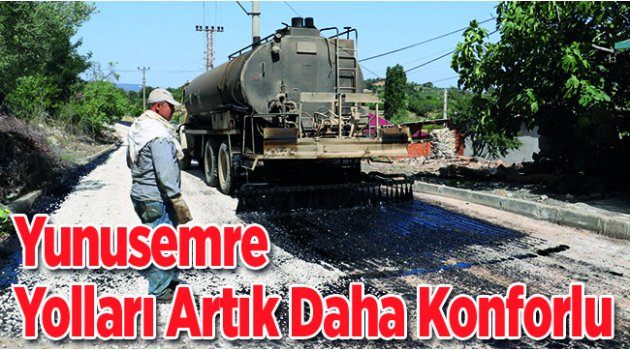 Yunusemre Yolları Artık Daha Konforlu
